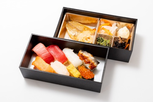 握り寿司２段弁当の写真